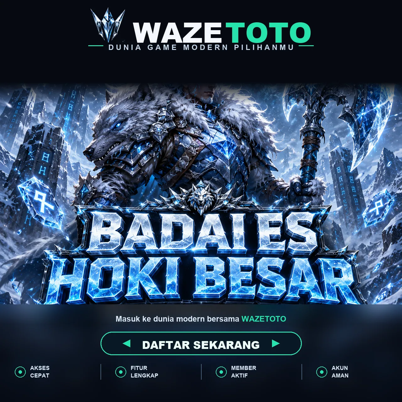 Banner resmi WAZETOTO untuk panduan pola spin slot gacor dan maxwin di klik utama